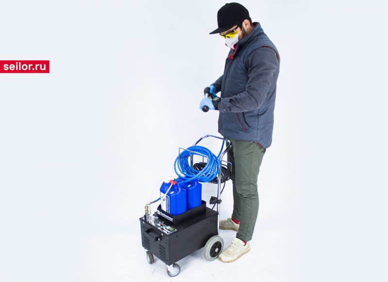 Пенный экстрактор для дезинфекции помещений