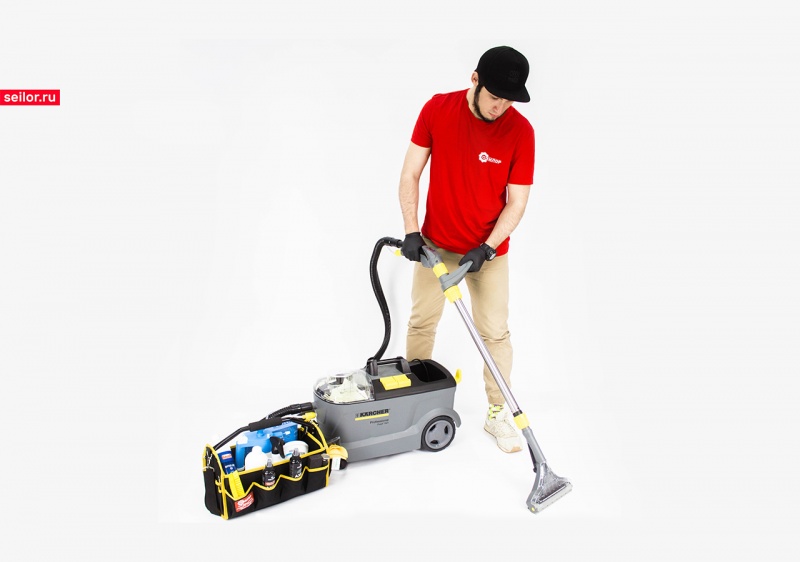 Самый популярный среди  экстракторов: краткий обзор Karcher Puzzi 10/1