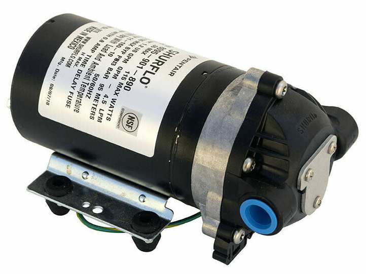 Описание и решение проблем по ремонту помпы для экстрактора Santoemma Sabrina SHURflo (Шурфло)9 бар 